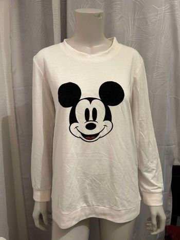 Pull Mickey blanc et noir Disney M 38