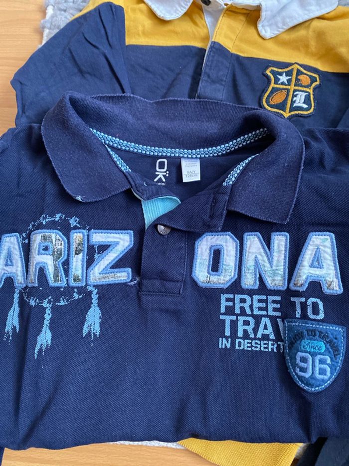 Lot de 4 polos manches longues 8 ans - photo numéro 2