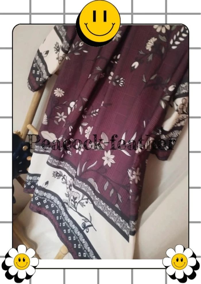 Robe droite bordeaux cem TU - photo numéro 5