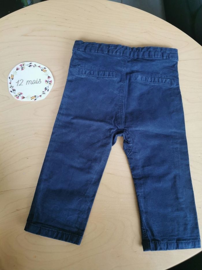 Lot de 2 pantalons bébé garçon 12mois lulu castagnette et orchestra - photo numéro 8