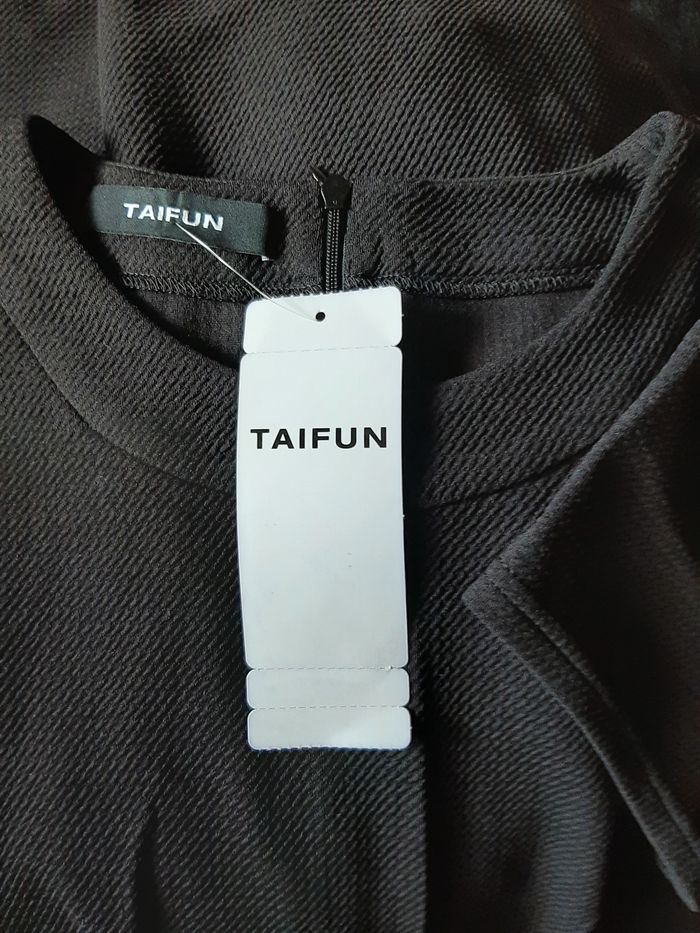 TAIFUN -  Robe habillée noir T 42 - photo numéro 7