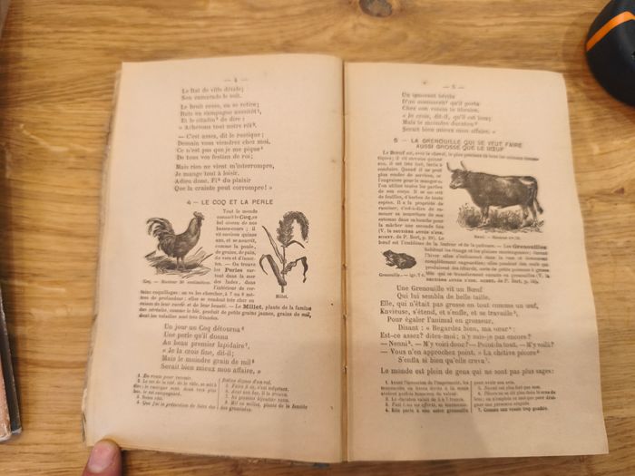 Livre ancien : Fables de  la Fontaine (1956) - photo numéro 5