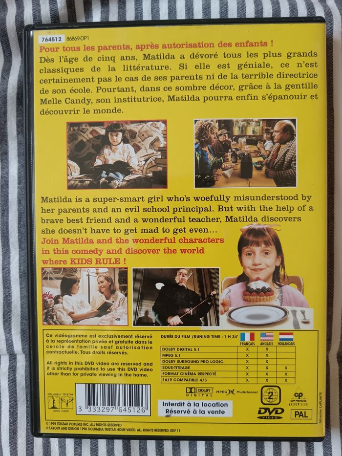 Dvd Matilda - photo numéro 2