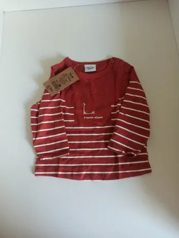T-shirt manche longue 6 mois