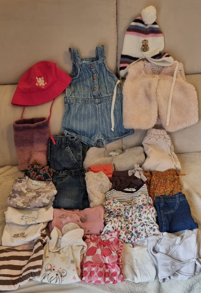 Lot 12 Mois fille 25 pièces - photo numéro 2