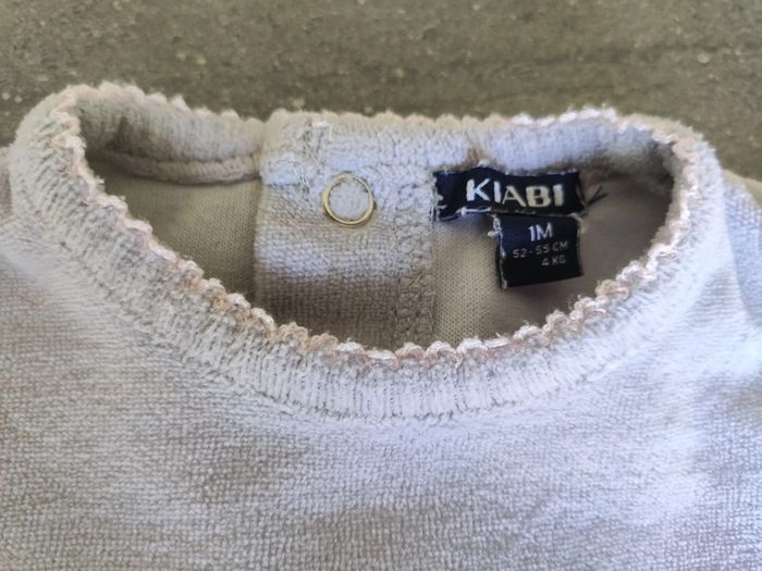 Pyjama velours 1 mois - photo numéro 3