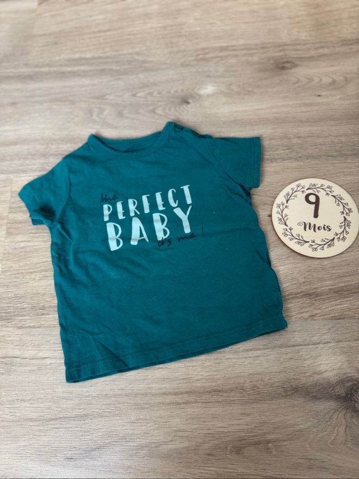 T-shirt mixte coton 9mois