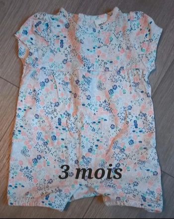 Combi short 3 mois