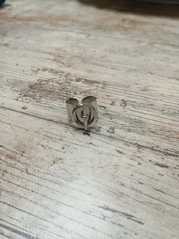 Bague acier inoxydable ajustable - photo numéro 5
