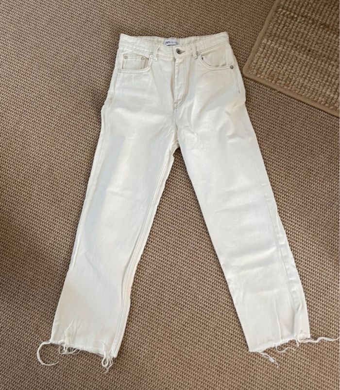 Pantalon Zara - Blanc - taille 36 très bon état
