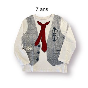 C&A T-shirt cravate Taille 7 ans