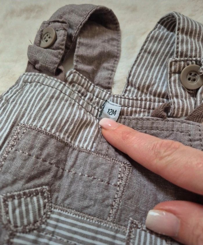 Salopette short garçon 12 mois - photo numéro 7