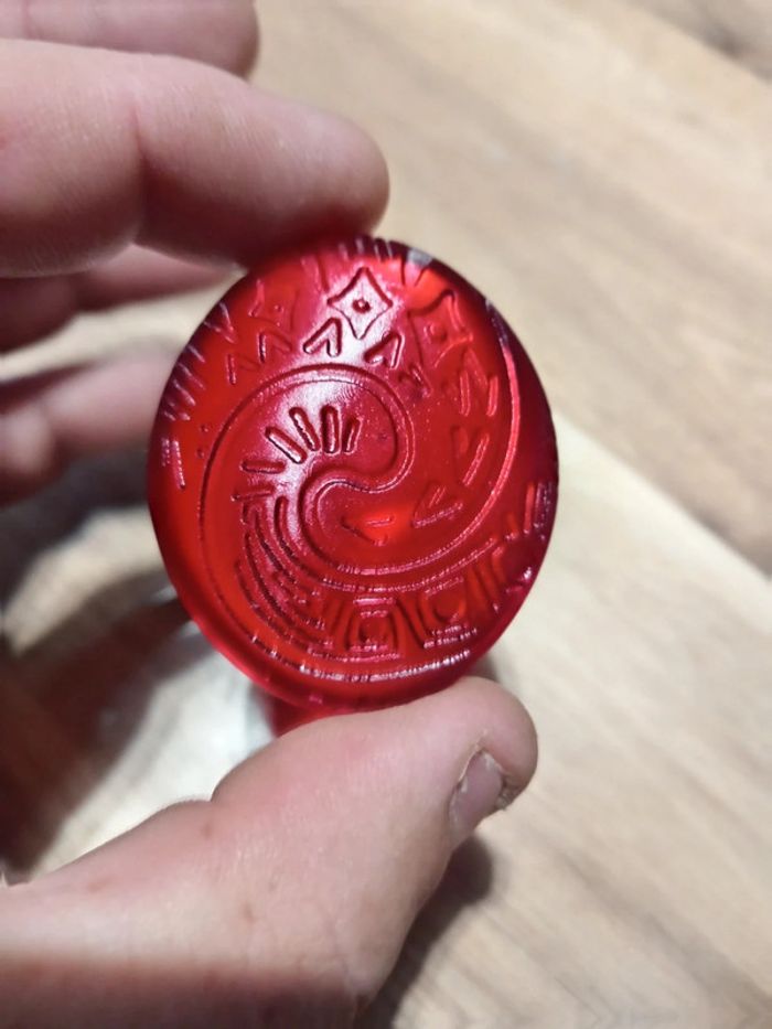 Vaiana Moana Pierre rouge cœur de te fiti