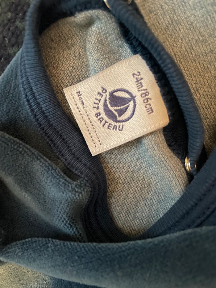 Pyjama velours 24 mois Petit Bateau - photo numéro 4