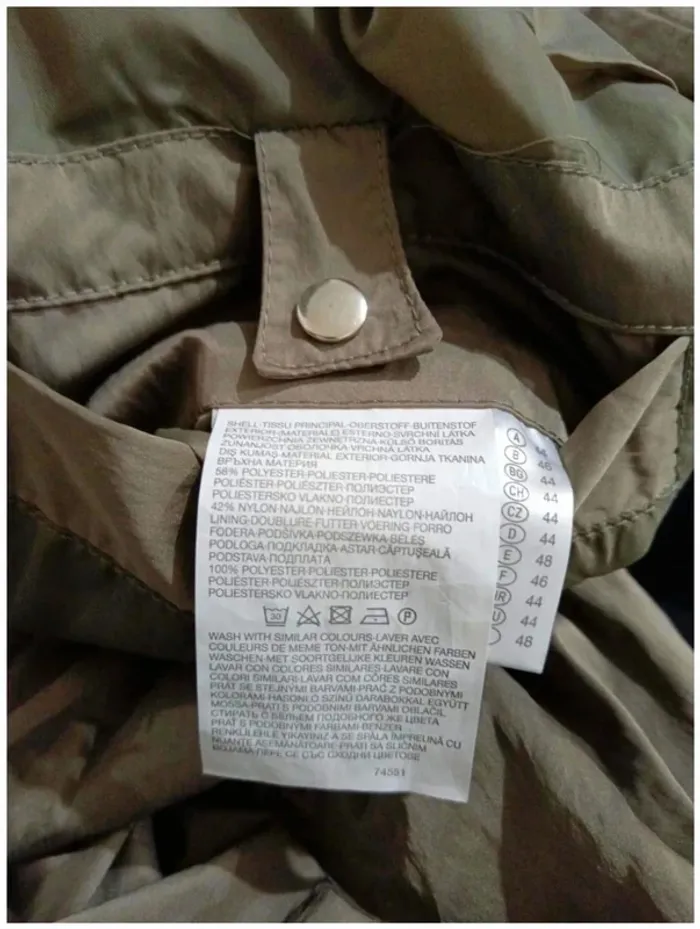 C4 Manteau fin vert Canda 46 - photo numéro 4