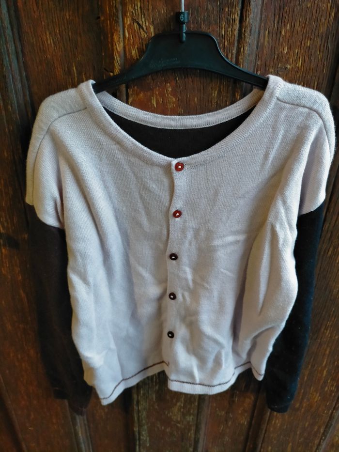 Très joli pull/cardigan Catimini 8 ans - photo numéro 4