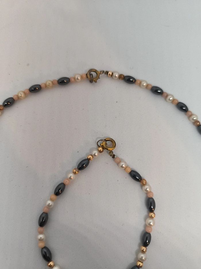 Parure collier/bracelet vintage - photo numéro 3