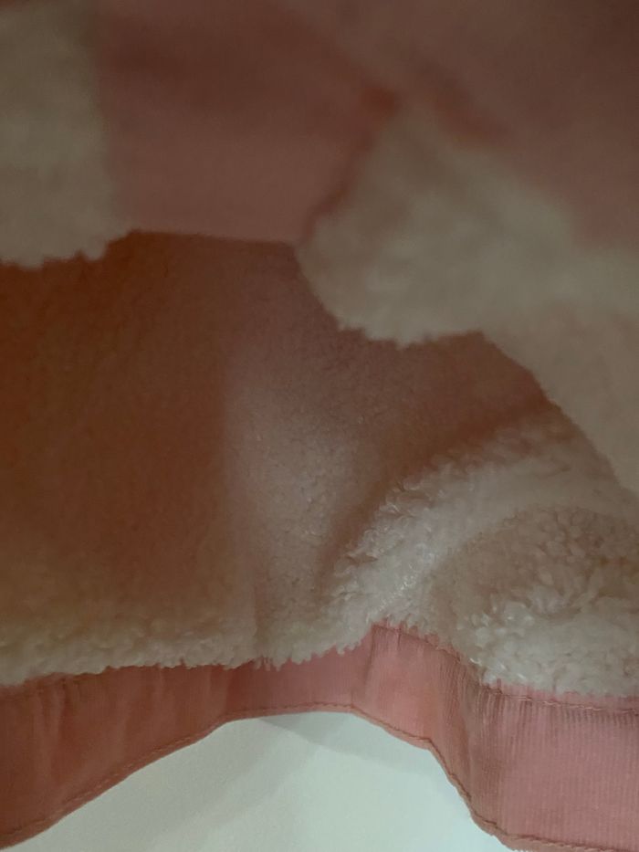 Veste en velours rose intérieur chaud taille 12 ans Neuf - photo numéro 4