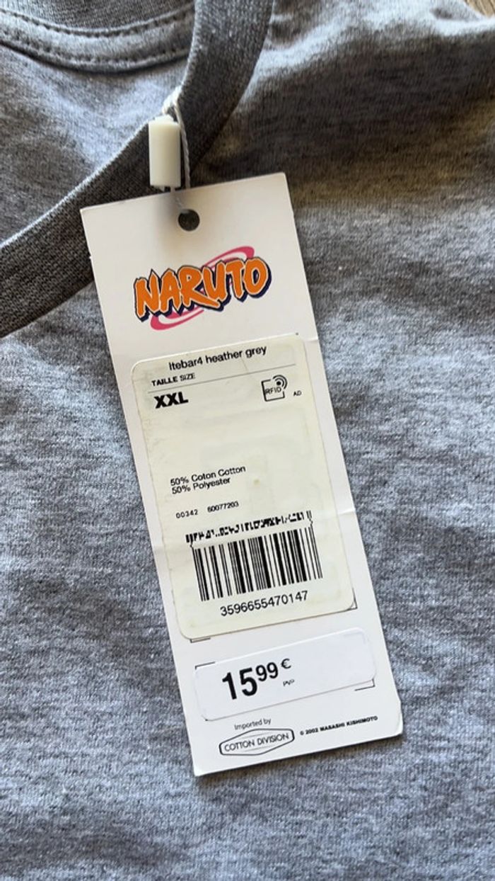 TEE shirt naruto - photo numéro 3