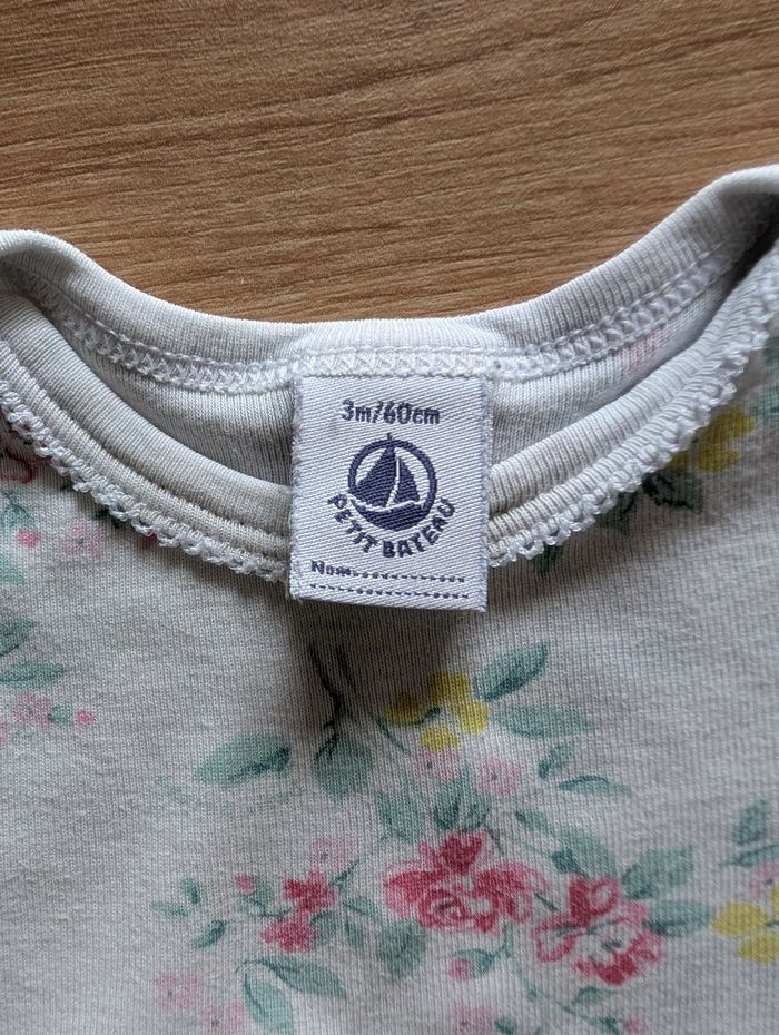 Body manches courtes 3 mois, Petit Bateau - photo numéro 3