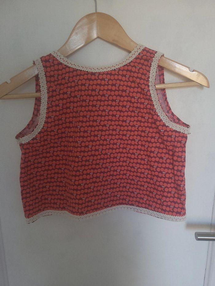 Ensemble orange marron Taille 10 ans - photo numéro 3