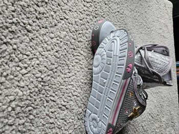 Baskets montantes fille grises pailletées – Rock and Joy pointure 29