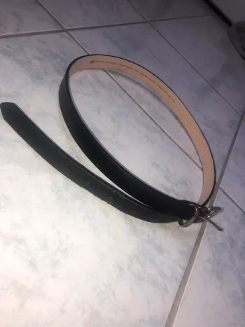ceinture noire et or hm taille xs