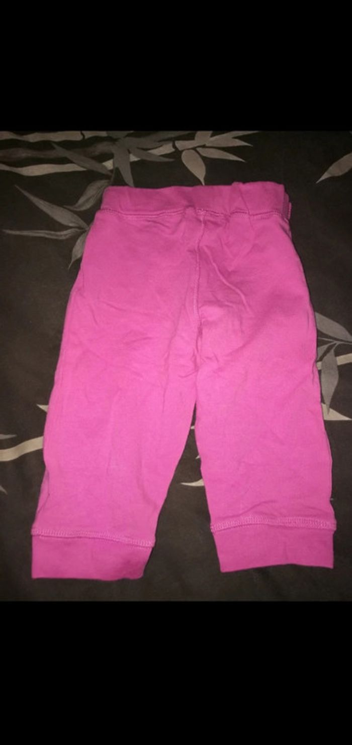 Bas de jogging 12 mois rose kitchoun - photo numéro 3