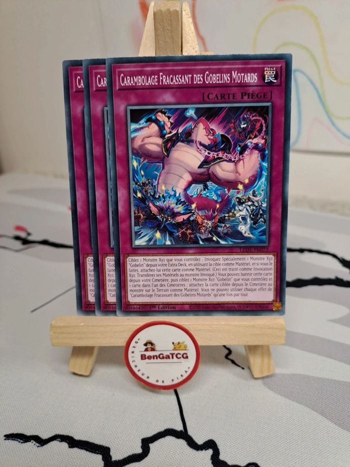 Playset 3x Carambolage Fracassant Des Gobelins Motards Yu-Gi-Oh! Héritage de la Destruction FR LEDE