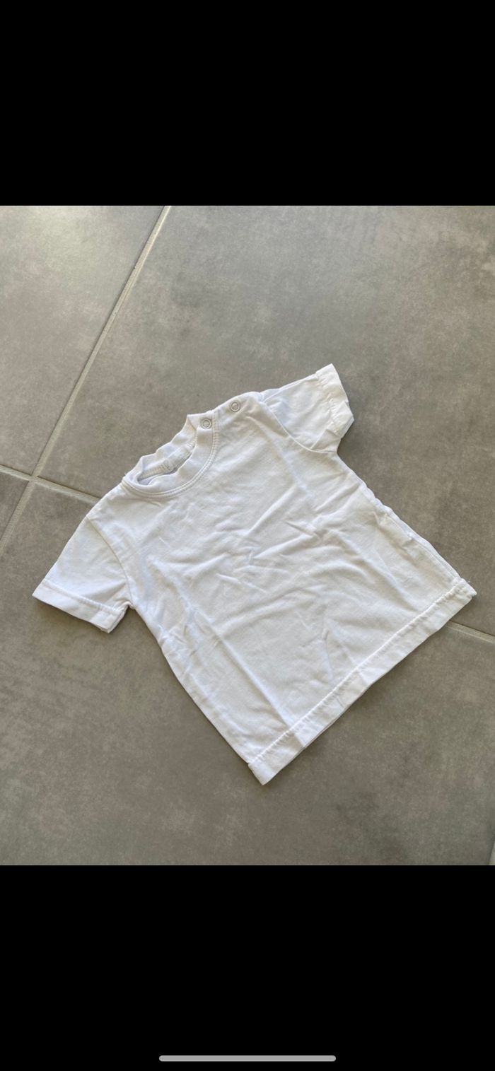 Tee shirt manches courtes mixte 3 mois