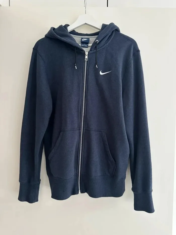 Zipper Nike bleu marine Taille M - photo numéro 2