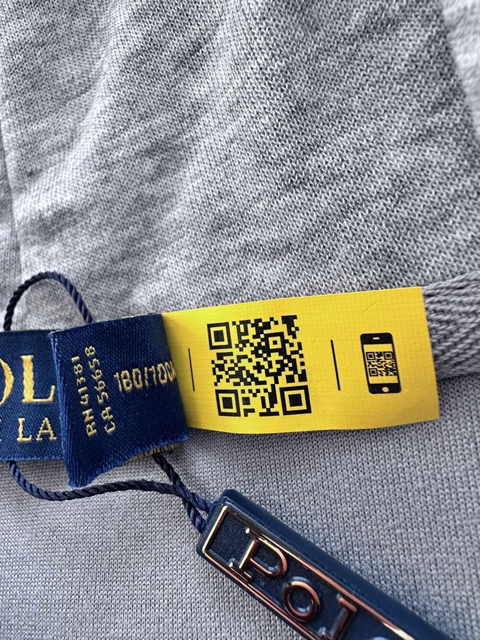 Sweat à capuche zippé gris Polo Ralph Lauren – Neuf sans étiquette - photo numéro 6