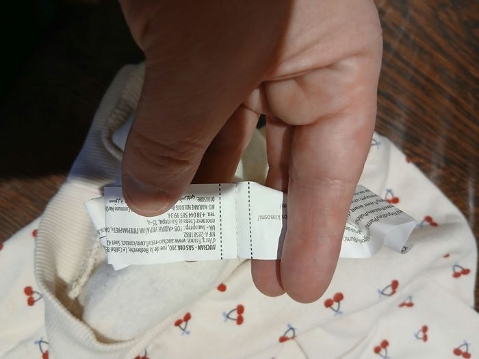 Pull mixte cerise 9mois - photo numéro 3