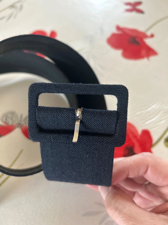 Ceinture femme bleu marine - photo numéro 3