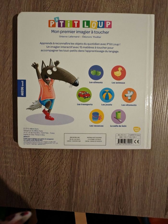 Lot 5 livres L'imagerie de bébé mon premier imagier - photo numéro 5