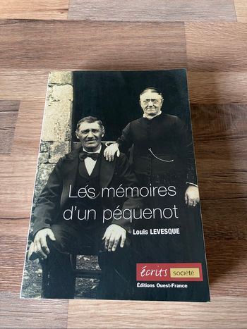 Livre broché dédicacé-Louis Levesque-Les  mémoires d’un péquenot