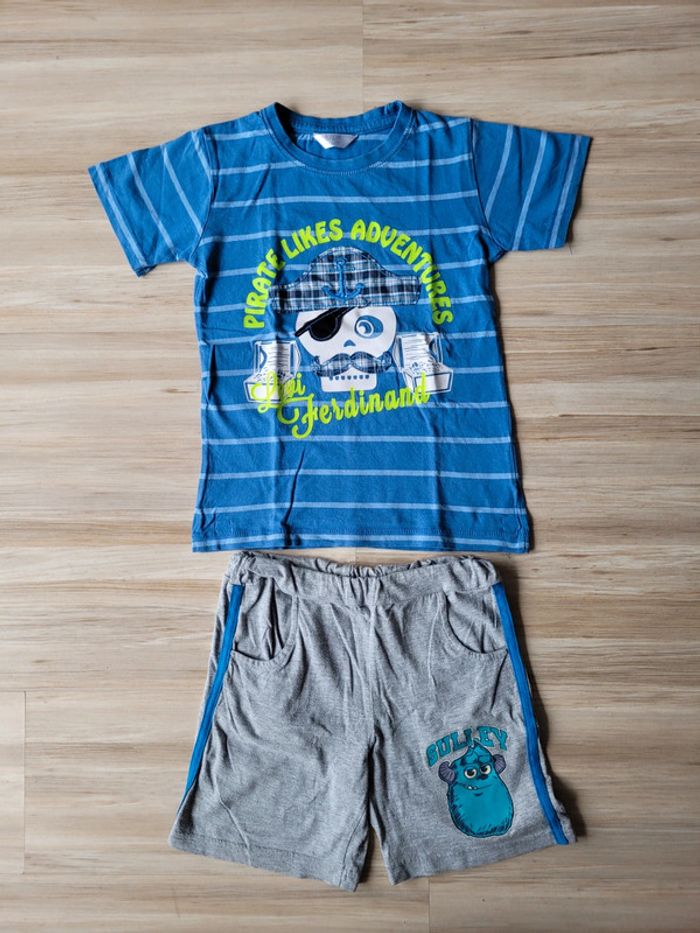T-shirt et shorts, garçon 5 ans. - photo numéro 2