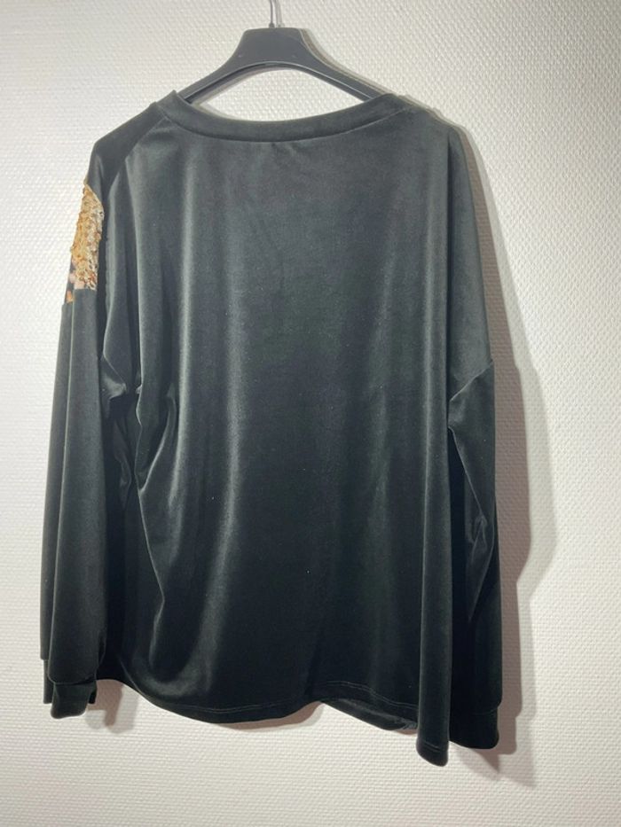 Pull en velours léopard femme taille unique (38-46)- just me - neuf avec étiquette - photo numéro 3