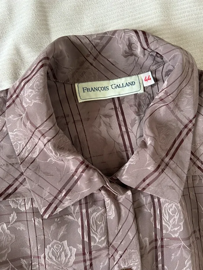 Robe longue François Galland taille 44 fleuri - photo numéro 5