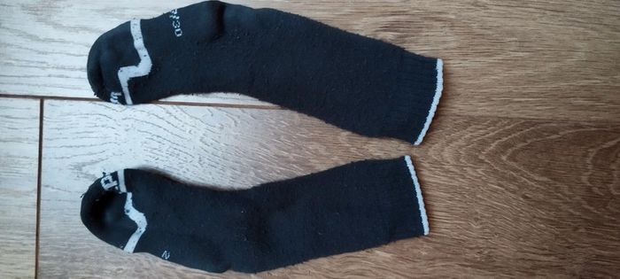 Chaussettes de ski anthracite Wedze - 27/30