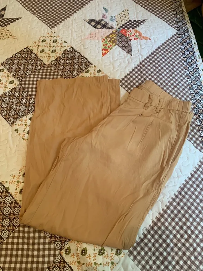 pantalon d été beige