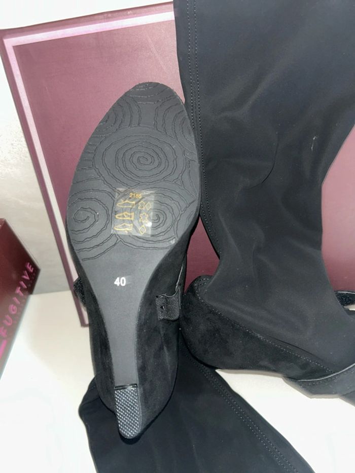 Bottes hautes noir - photo numéro 3