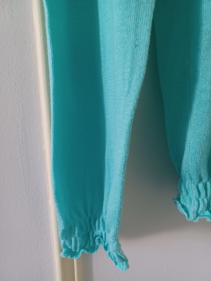 Gilet fin Naf Naf Turquoise taille L - photo numéro 6