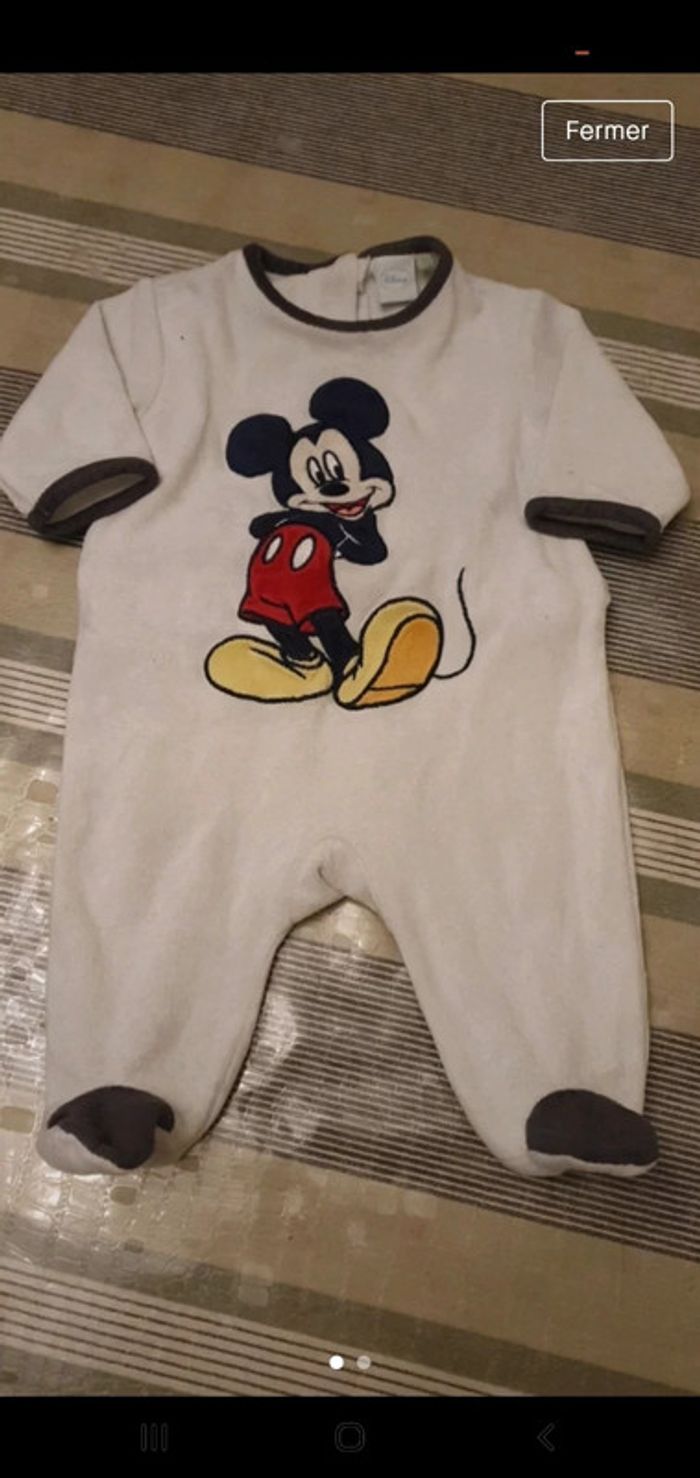 Pyjama Mickey 3 mois