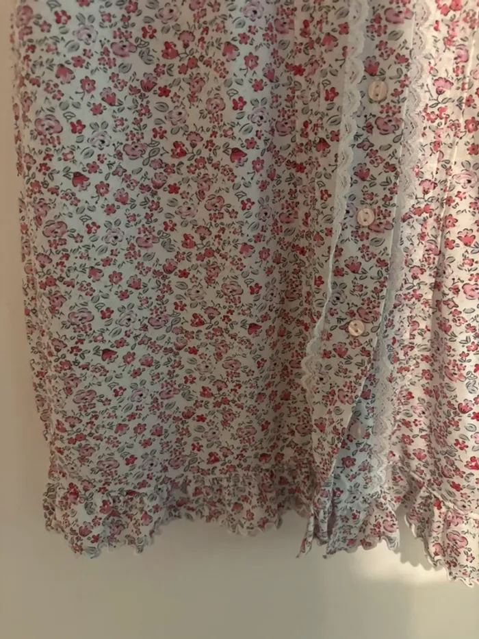 Chemise de nuit fleurie à boutons – Lingerie C&A – Taille S - photo numéro 4