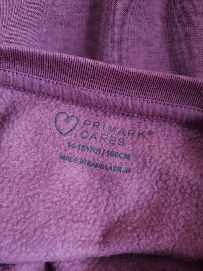 Sweat rose avec écriture 14-15ans - photo numéro 4