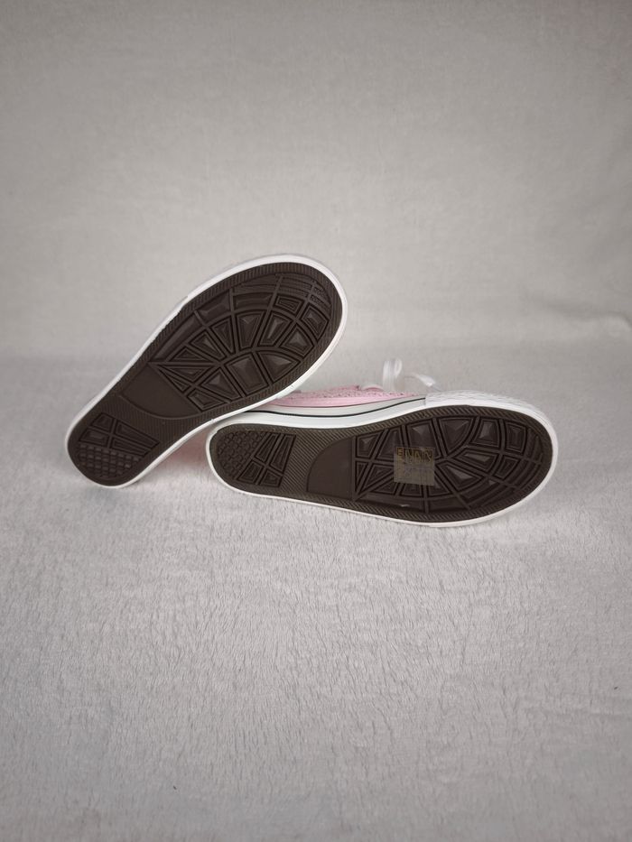 Sneakers rose et blanche crochet fille pointure 34 - photo numéro 8