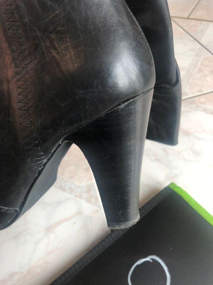 Bottes en cuir pointure 38 5th avenue - photo numéro 6