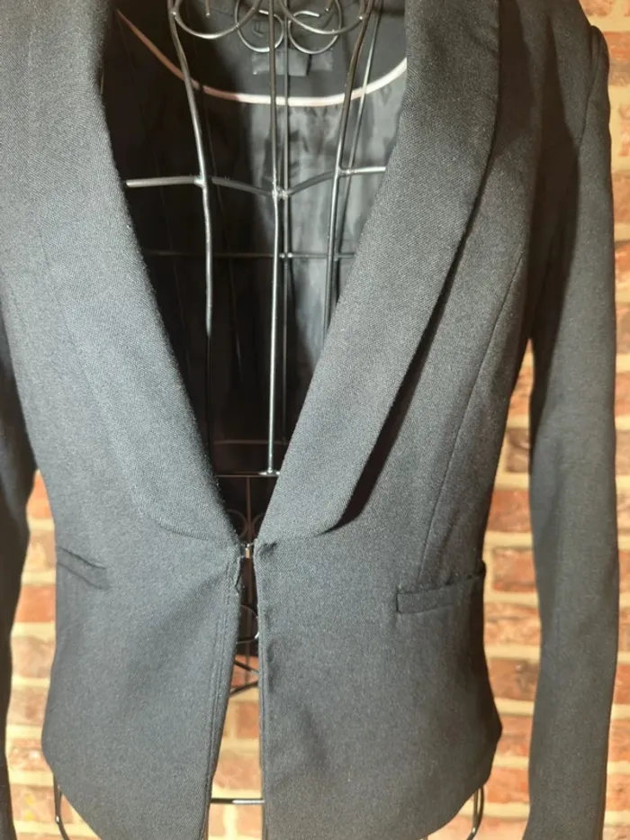 Blazer noir H&M Taille M / 38 - photo numéro 3