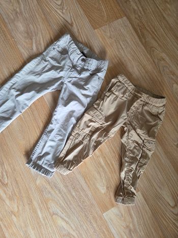 2 pantalons bébé garçon 2 ans h&m